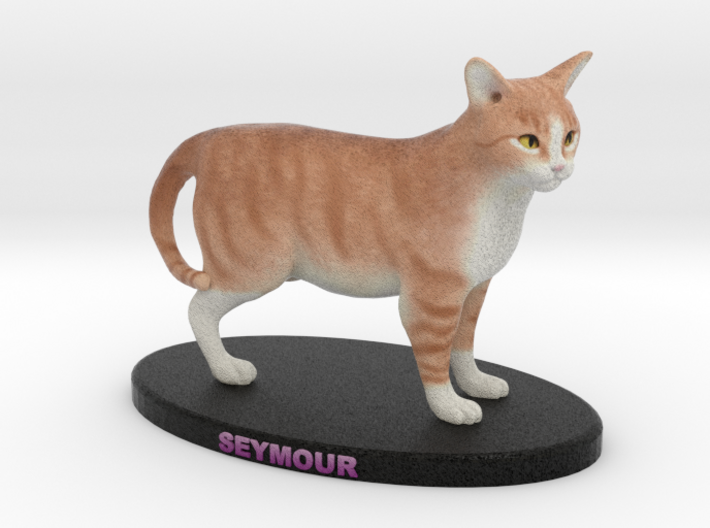 Custom Cat Figurine - Seymour 3d printed