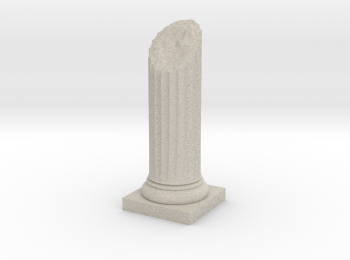 Pillar Broken Bottom Original Lrg 3d printed