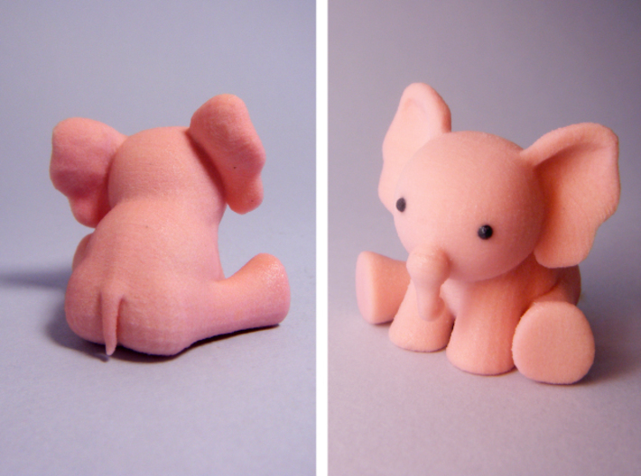 Phanpy: The Pink Elephant 3d printed 