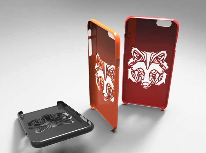 Iphone 6 Wolf Head case 3d printed 