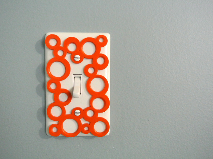 Decorative Switch plate 3d printed 