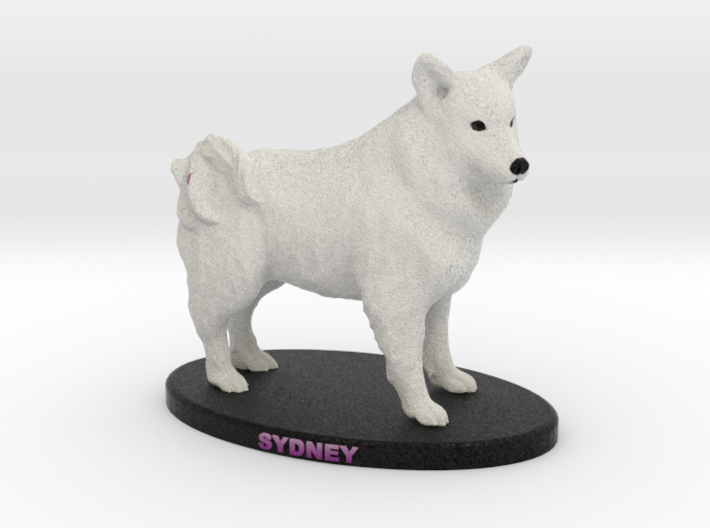 Custom Dog Figurine - Sydney 3d printed
