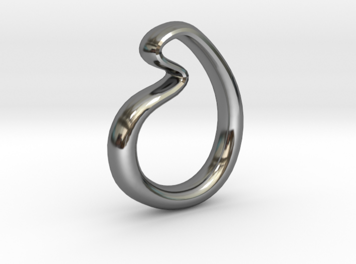 Fold Ring 3d printed