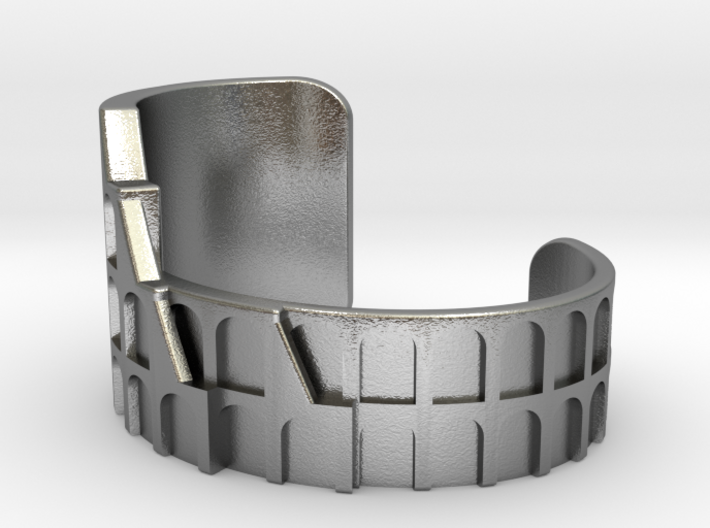 Colosseum Bracelet Size Medium (Metal Version) 3d printed