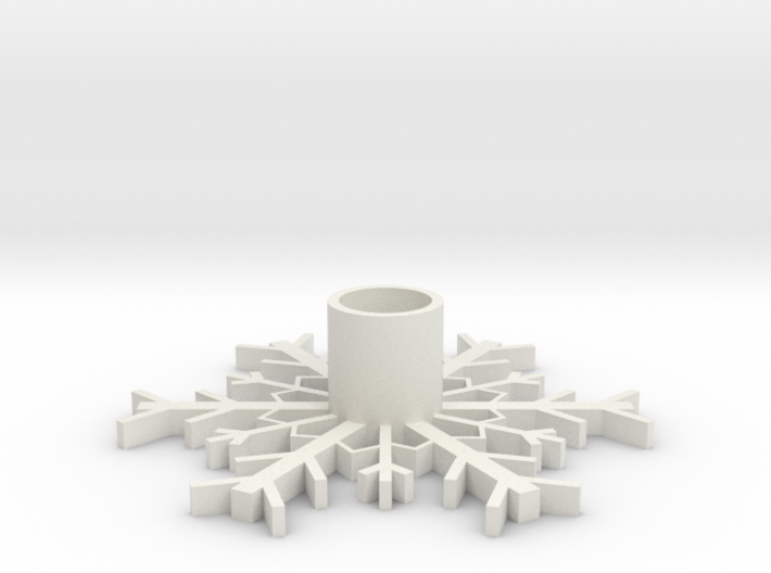 SnowFlake Candle Holder 3d printed 