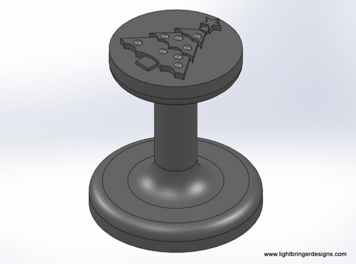 Christmas Tree  Wax Seal 3d printed What Shapeways will send you