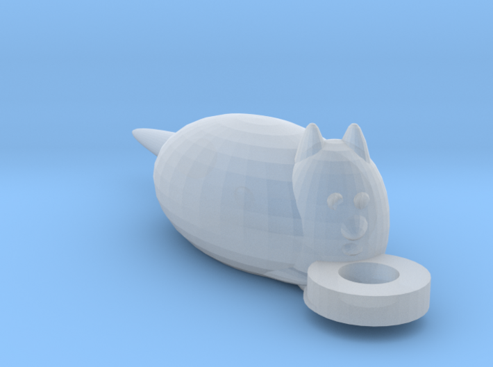 Fluffy The Cat 3d printed