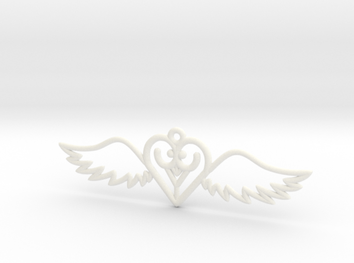 Flying Heart 3d printed