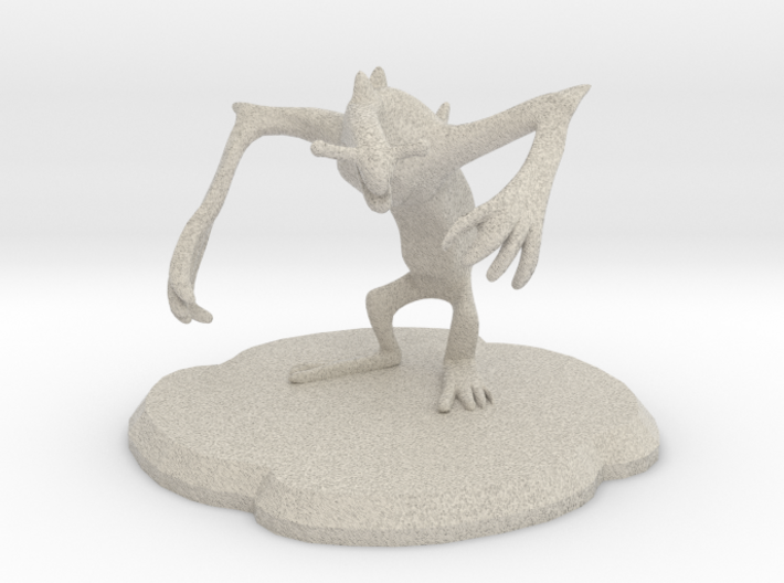 Meanion Figure 3d printed