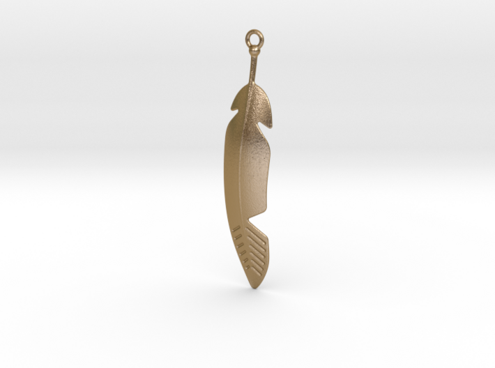 Indian feather 3d printed 