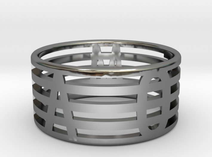 &quot;See Through&quot; Ring 3d printed