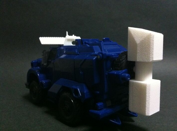 TFP BD weapon upgrade set 3d printed attach in Alt mode