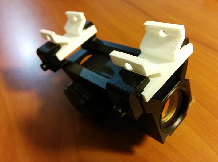 Mount MP5 Scope to Picatinny Rail Adapter 3d printed 