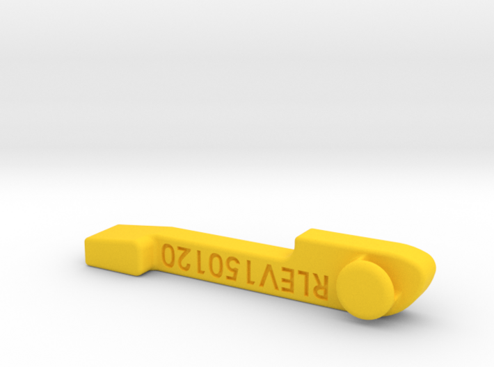 ReleaseLeverLongRHLH_150120 3d printed