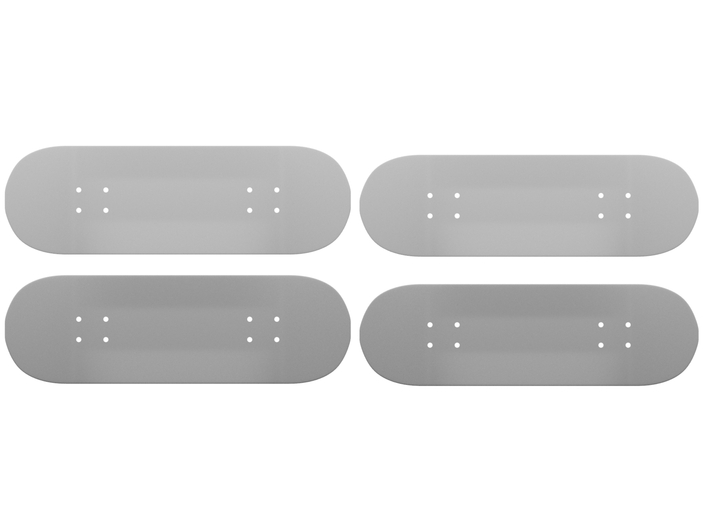 Fingerboard Deck Set (x4) 3d printed 