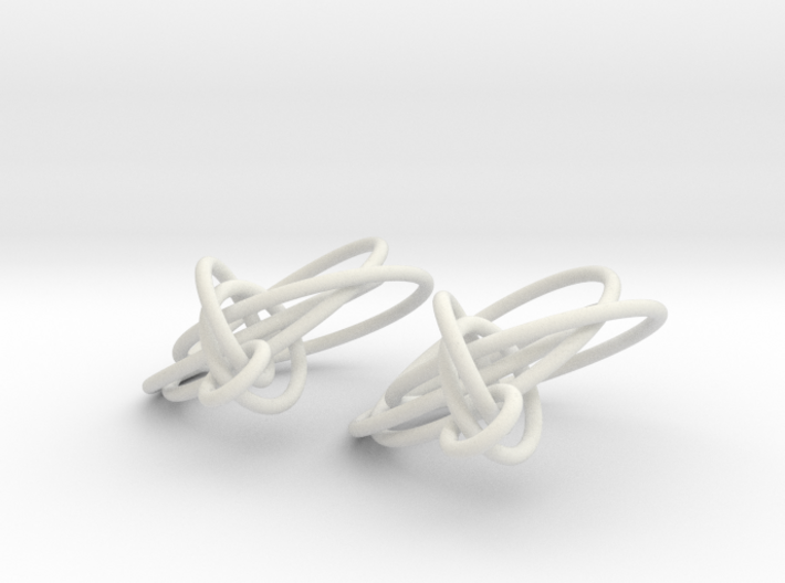 Loops Earrings - Larger - 2 Pcs 3d printed