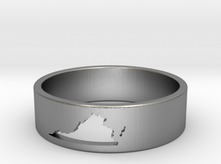Virginia Ring (Size 9) 3d printed