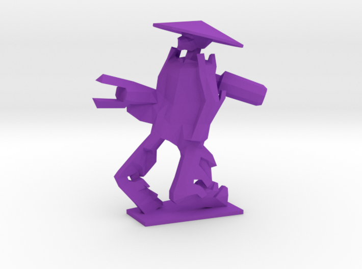 Purple 3d printed