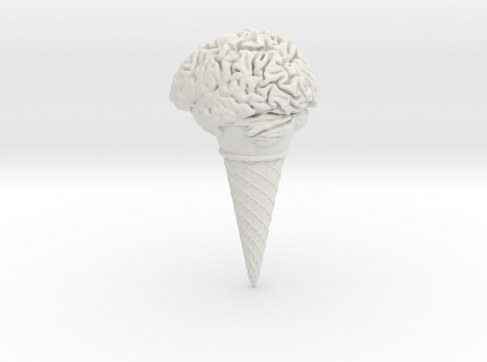 Icecream Brain 3d printed