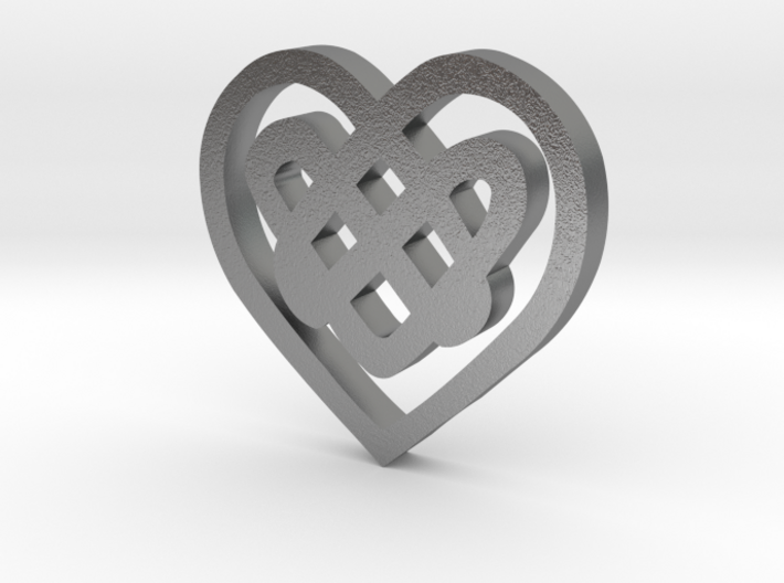 Celtic Heart Knot 3d printed