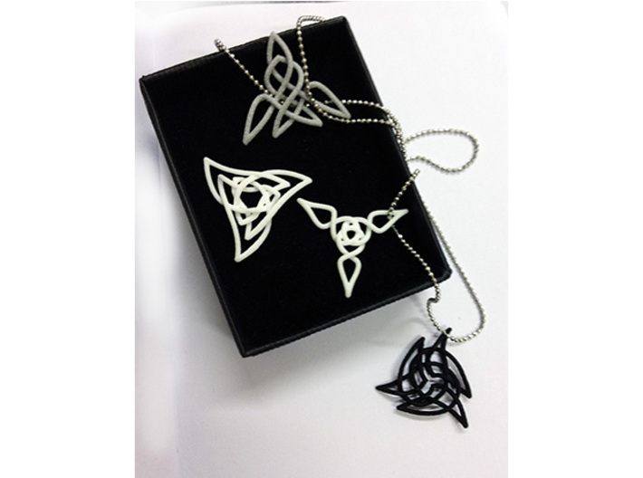 Triquetra 3 3d printed Check out the other pendants in this collection