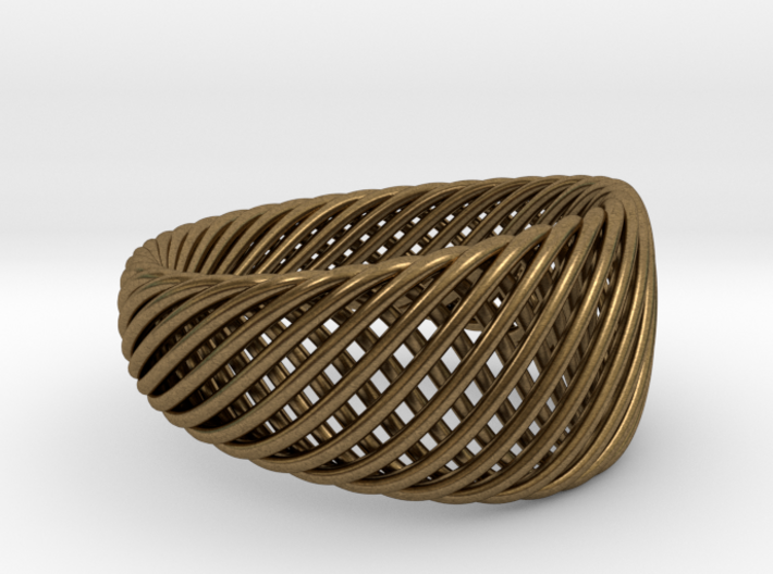Twisted Ring - Size 9 3d printed