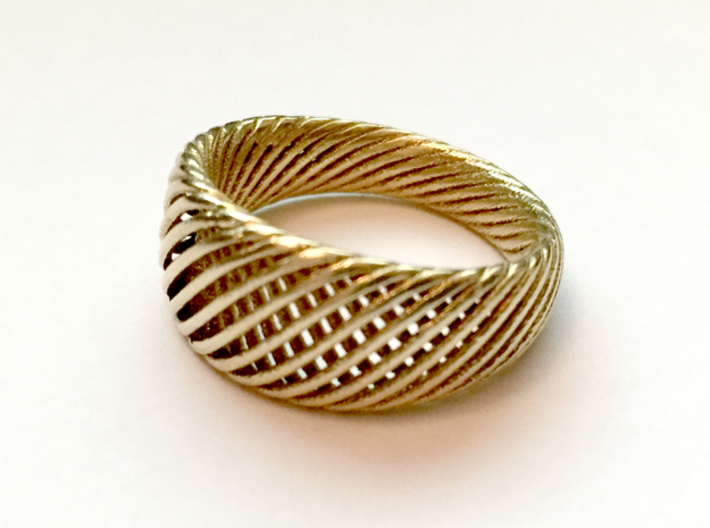 Twisted Ring - Size 5 3d printed