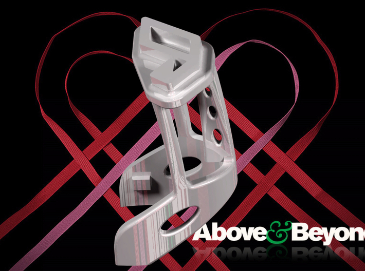 Branding Iron - Ajunabeats  logo (A&B) - for BIC l 3d printed 