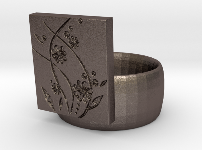 Flower Ring Version 2 3d printed