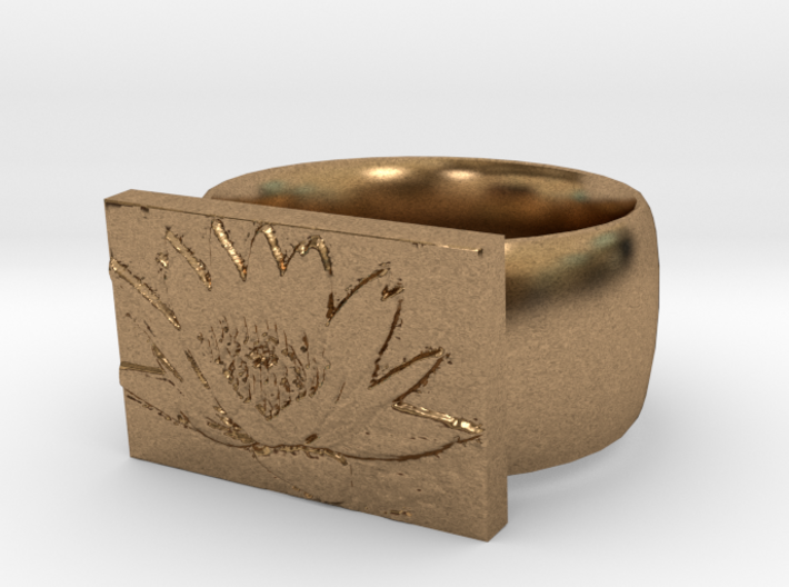 Lily Ring 3d printed