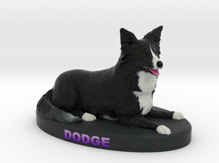 Custom Dog Figurine - Dodge 3d printed