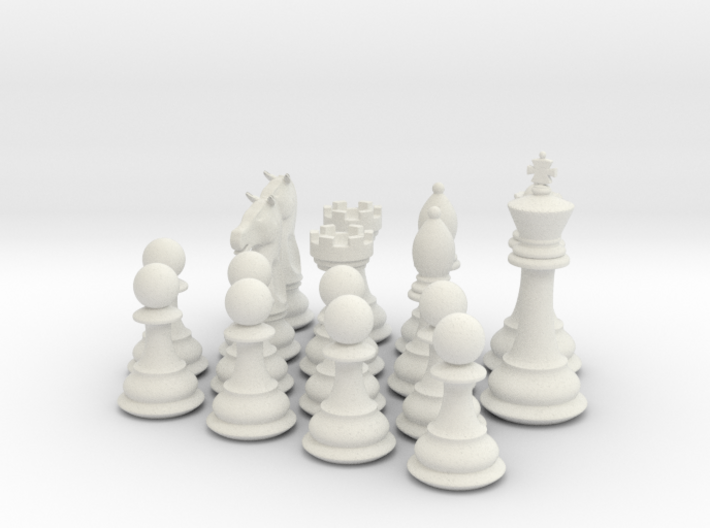 Chess Pieces 3d printed