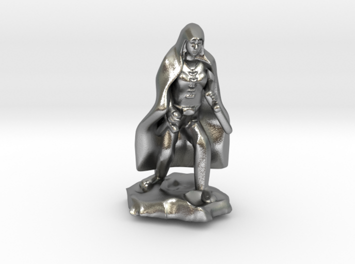 Halfling Rogue in Cape with two Daggers 3d printed