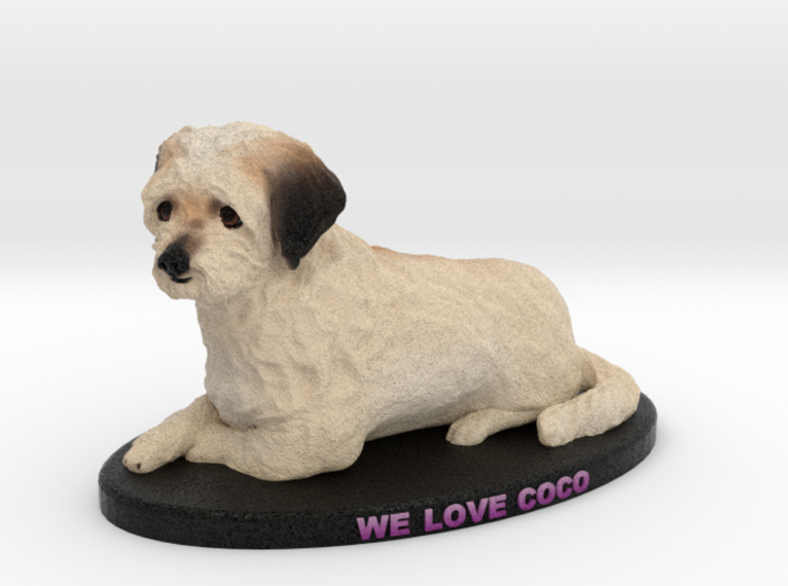 Custom Dog Figurine - Coco 3d printed
