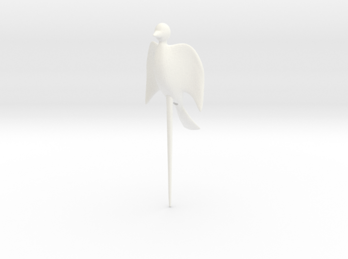 Bird shaped fork 3d printed