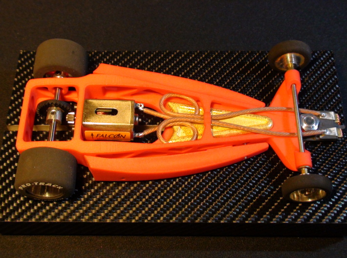 "34 Hot Rod" - 1/24 slot car chassis 3d printed components and hardware not provided in chassis kit