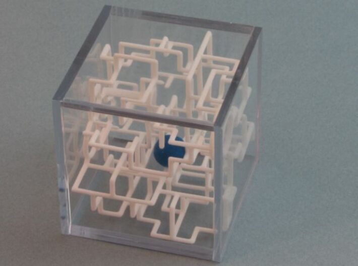 Bare Bones 6-Pack Pirate Maze Puzzle 3d printed Ball is in the interior of the Maze