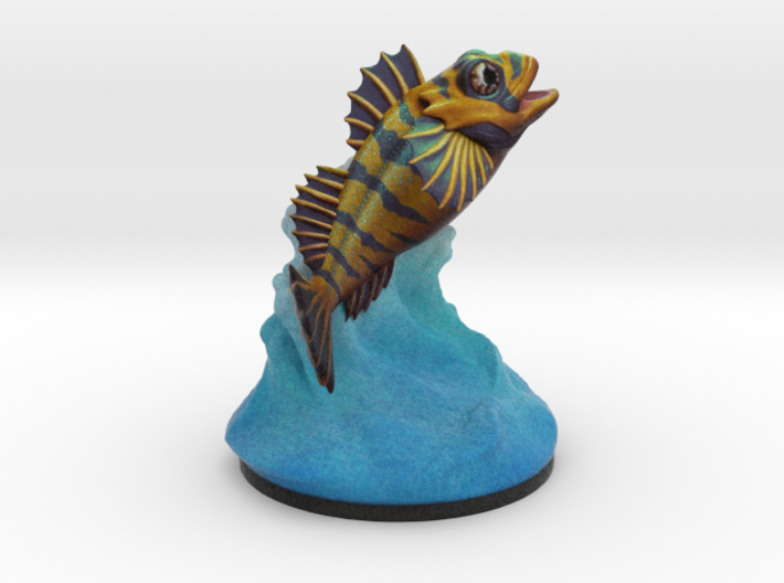 Flipping Fish Splash! 3d printed