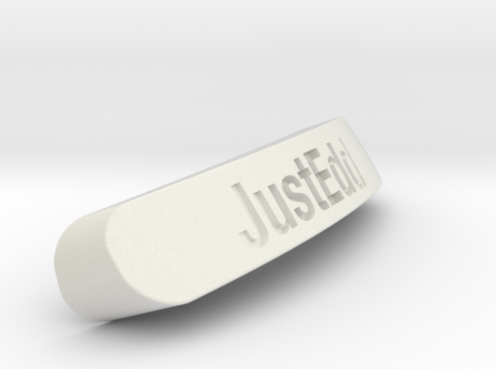 JustEdd Nameplate for SteelSeries Rival 3d printed