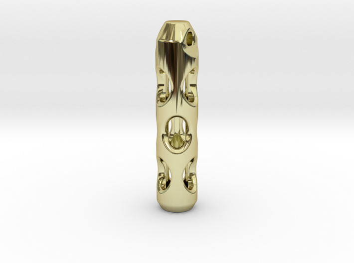 Tritium Lantern 2D (Silver/Brass/Plastic) 3d printed