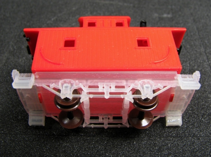 R25a 2 New N Chassis for Arnold Bobber Caboose x2 3d printed 