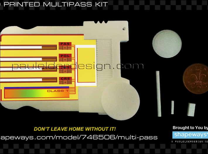 Multi Pass 3d printed Back
