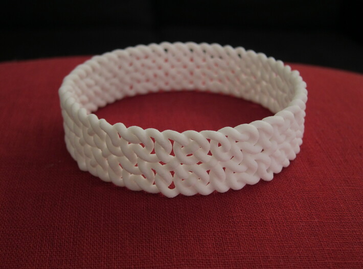 Islamic Woven Bracelet 3d printed