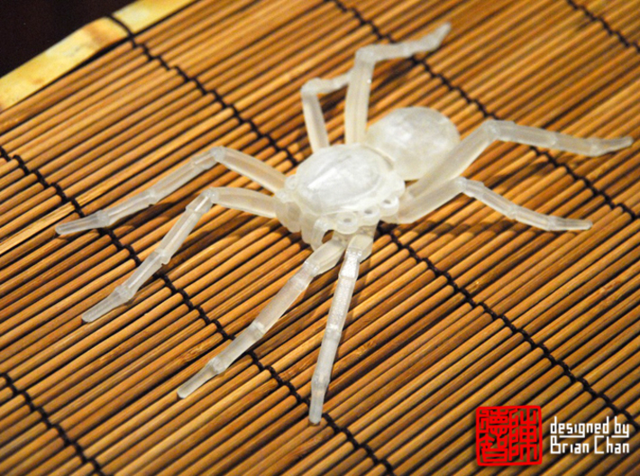Articulated Spider (Lycosa erythrognata.) 3d printed