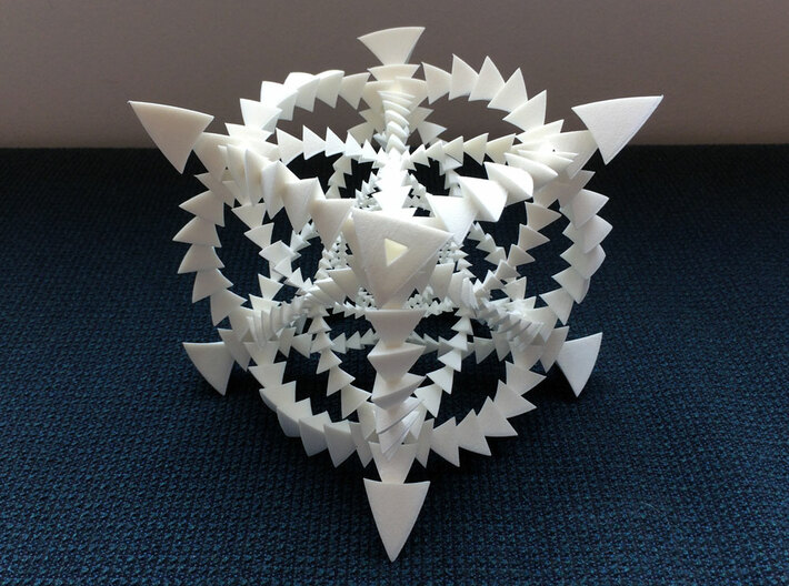 Tetrahedron Rotations in S^3: 24-cell 3d printed 