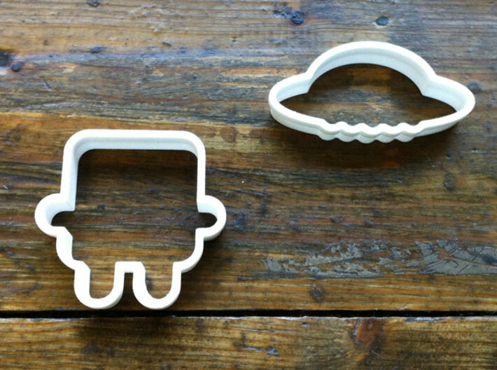 robot cookie cutters 3d printed