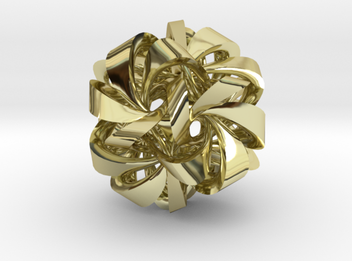 Icosahedron VII, medium 3d printed