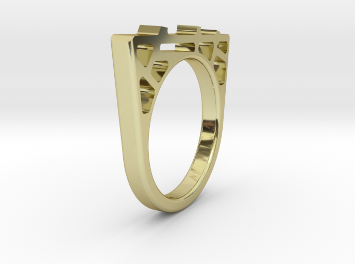 Bridge Ring 3d printed