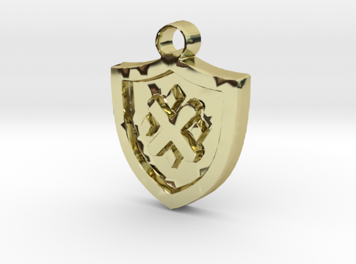 Frollo Coat of Arms pendant 3d printed