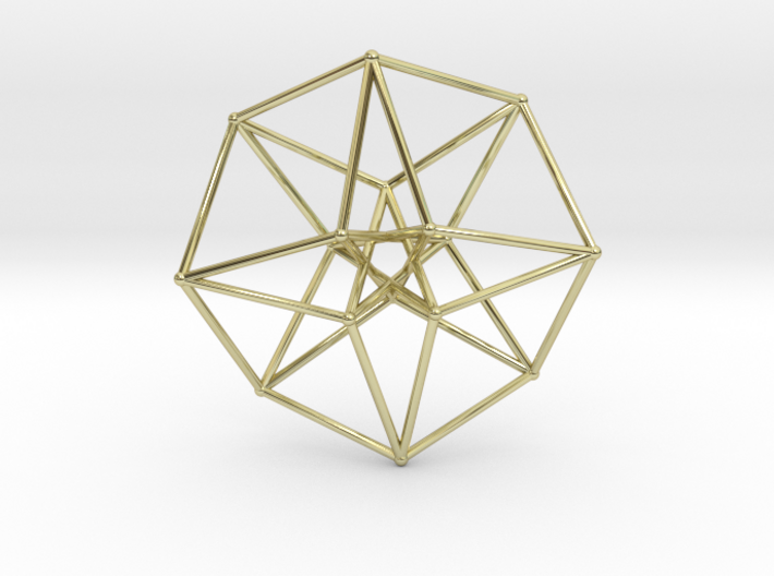 Sacred Geometry: Toroidal Hypercube 38mmx1mm 3d printed